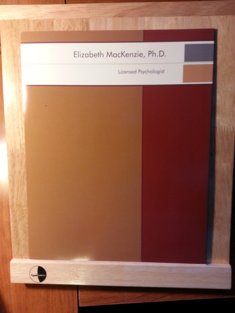 I told you it was a pretty folder!